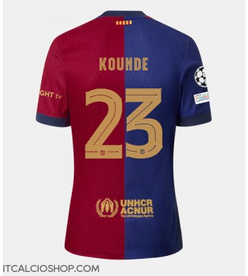 Barcelona Jules Kounde #23 Prima Maglia 2024-25 Manica Corta